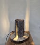 Rustic handcrafted Tree Bark Table Bedside Lamp - Image 4