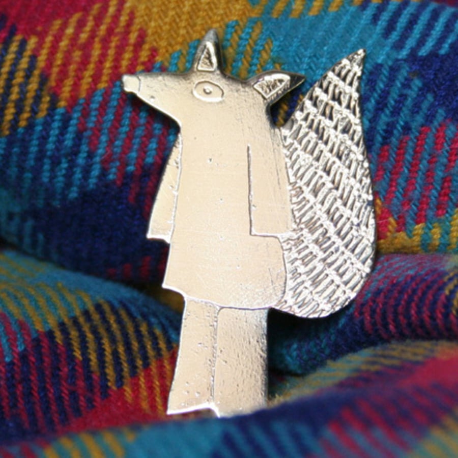 mr fox brooch