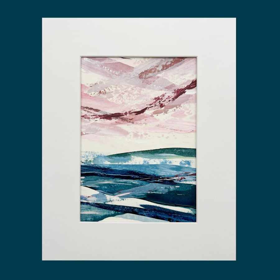 Original Seascape Painting - A Sunset Full of Peace