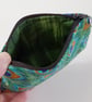 Peacock Feather Multi Purpose Zipper Bag with Matching Small Pouch - Image 10