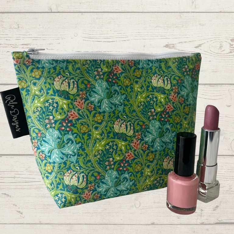 cosmetic bags William Morris Golden lilly