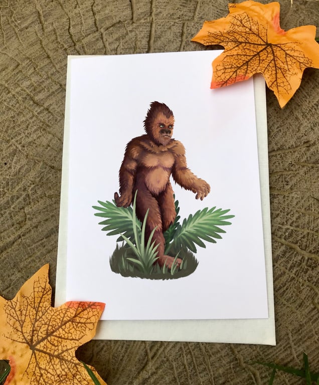 Cryptid Creature Greeting Card