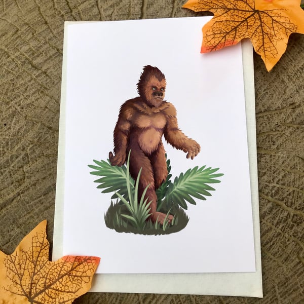 Cryptid Creature Greeting Card