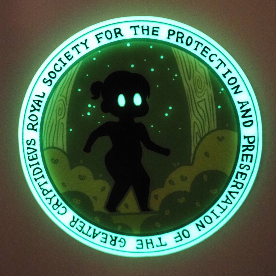 Glow in the dark Cryptidievs Charm Magnet (The Deniss Vasiljevs Cryptid)