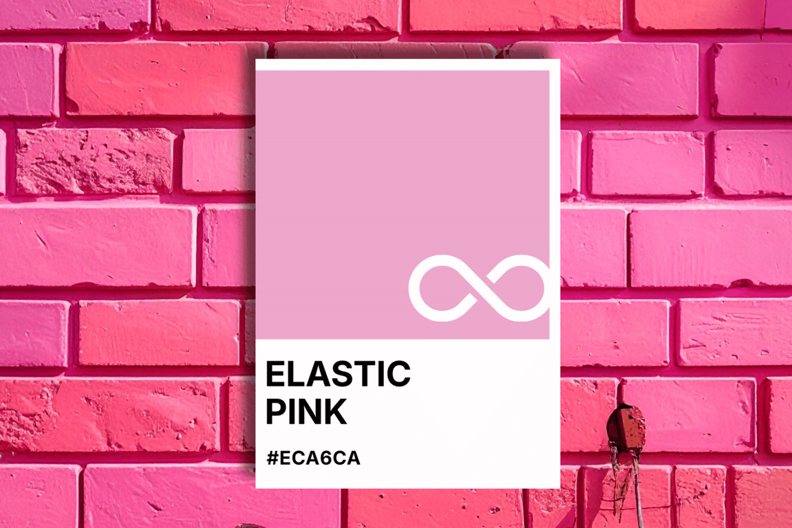 Mother's Day ELASTIC PINK Greeting Card – Colour Swatch Series (A6 Blank Inside)