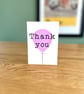 Thank You Greeting Card - Image 1