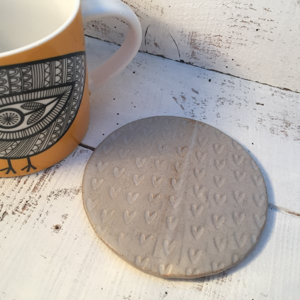 ceramic coaster, single coaster, bespoke design, candle stand, gift idea