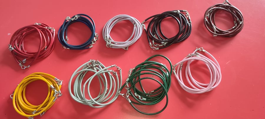 9  pack Leather Bracelets for Jewellery Making Gift