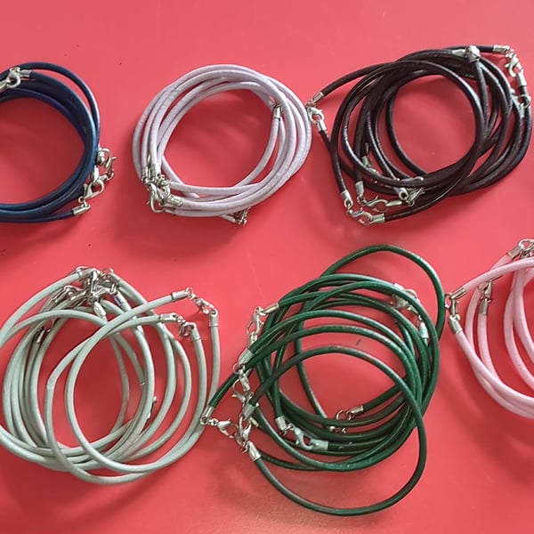 9  pack Leather Bracelets for Jewellery Making Gift