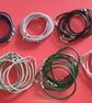 9  pack Leather Bracelets for Jewellery Making Gift