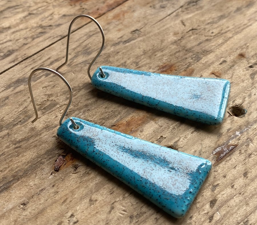 Handmade Ceramic Drop Earrings