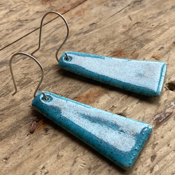 Handmade Ceramic Drop Earrings