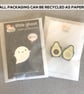 Kawaii Afternoon Tea Wooden Pin or Brooch Set - Choose Any 2 - Image 4