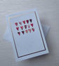 Liberty Print Fabric Hearts Card (mini hearts) - Image 9
