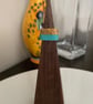 Elegant turquoise and gold beaded ring - Image 2