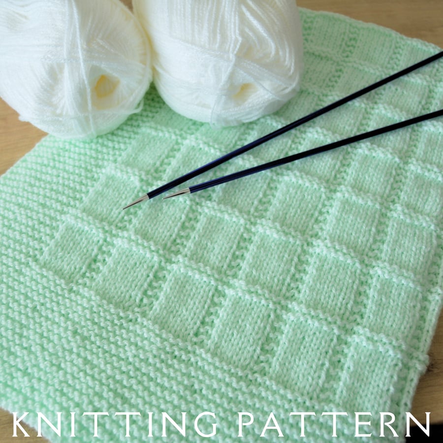Baby Blanket Design 3 Knitting Pattern PDF Version By Email