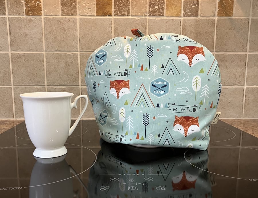 Fox Heads Tea Cosy, Handmade in the UK