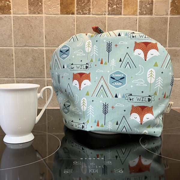 Fox Heads Tea Cosy, Handmade in the UK