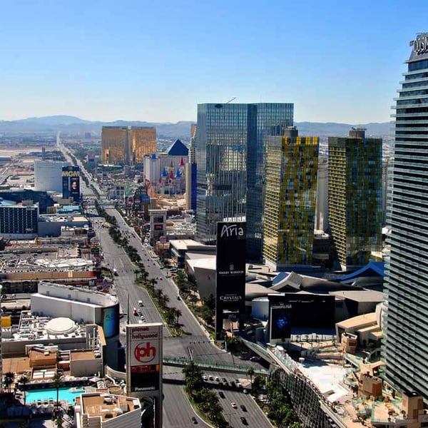 Las Vegas Strip Skyline Cityscape America USA Photograph Print