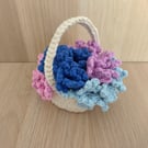 Custom Crochet Flower Pot Coasters Set - 100% cotton - Set of 4 - Custom colours
