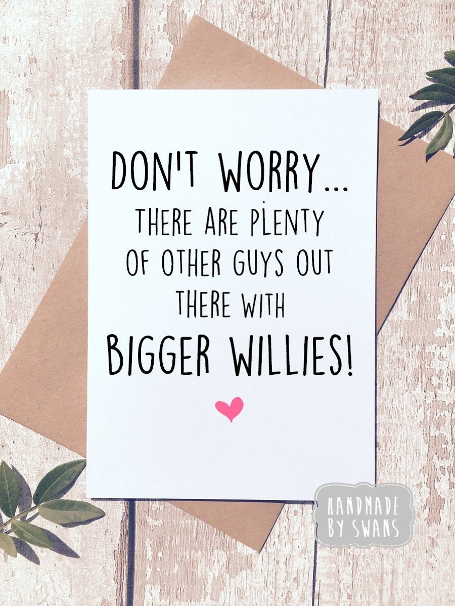 Funny card for friend, break up card, single again, cheer up friend, funny card,