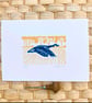 Flying Goose, Goose Lino Print, bird print - Image 1
