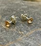 Filled Gold Earrings- Tiny Golden Studs - Image 1