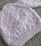 16" Baby Girls Knots V Neck Cardigan (Lilac) - Image 4