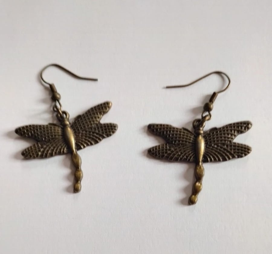 Dragonfly earrings 
