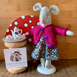 Little Fabric Mouse - Miss Dally Mouse