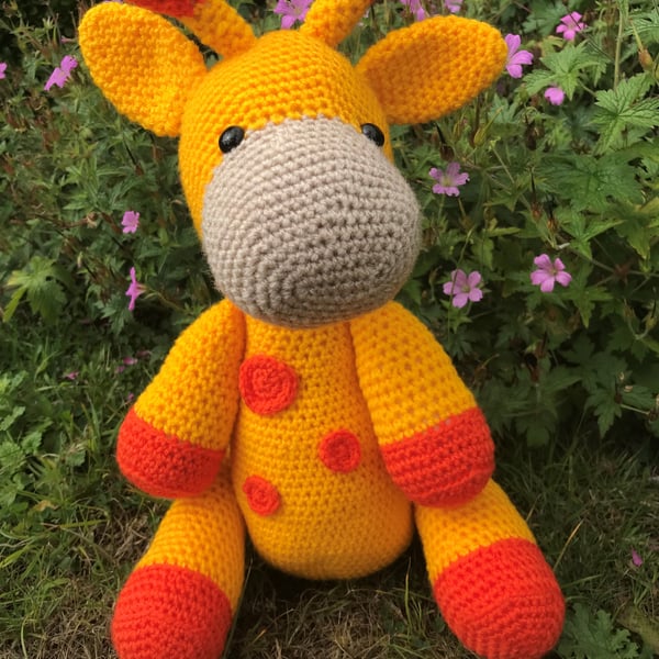 Crocheted Toy Giraffe