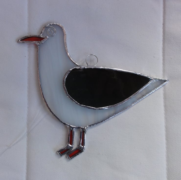 Stained Glass Seagull Suncatcher Folksy
