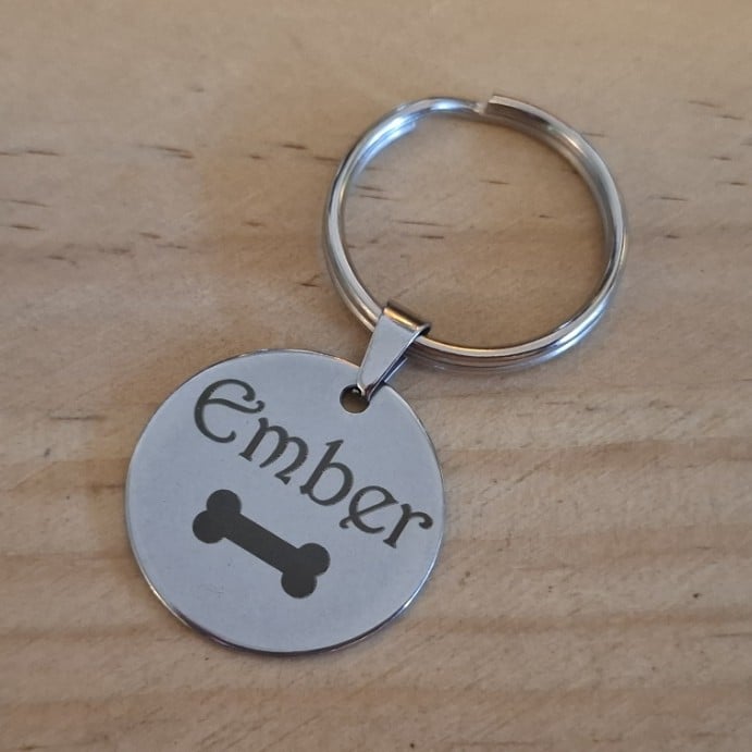 Personalised Engraved Pet Id Tag, Owners Details
