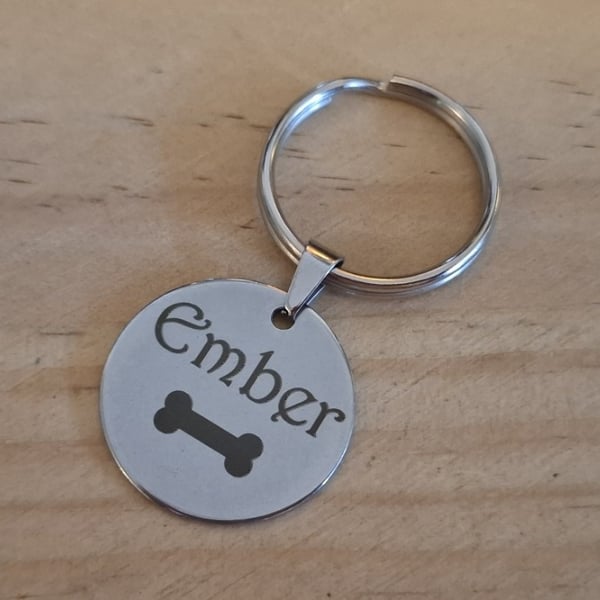 Personalised Engraved Pet Id Tag, Owners Details