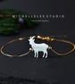 Mountain Opal Goat Bracelet with 925 Sterling Silver Chain - Image 1