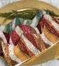 Set of 3 Christmas party crowns. Waves and swirls with gold accents - Image 2
