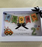 Personalised Handmade Grandson Birthday Card 1st 2nd Any Age Son Boxed Keepsake - Image 6