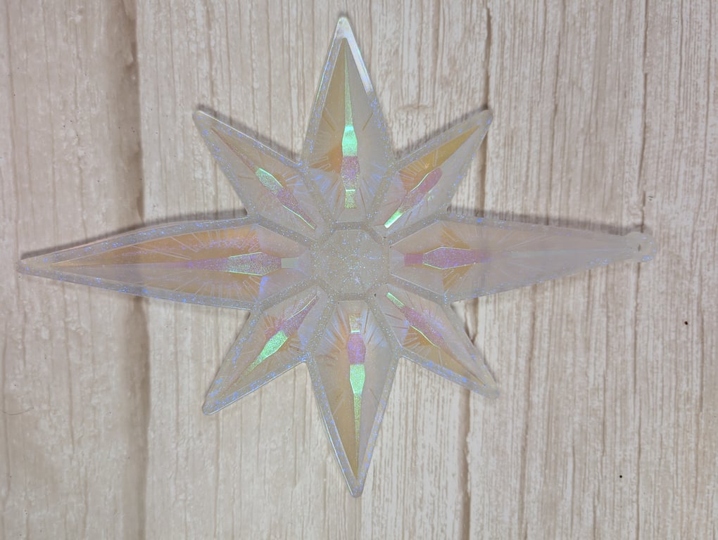 Handmade Star Ornament – Snow Queen 