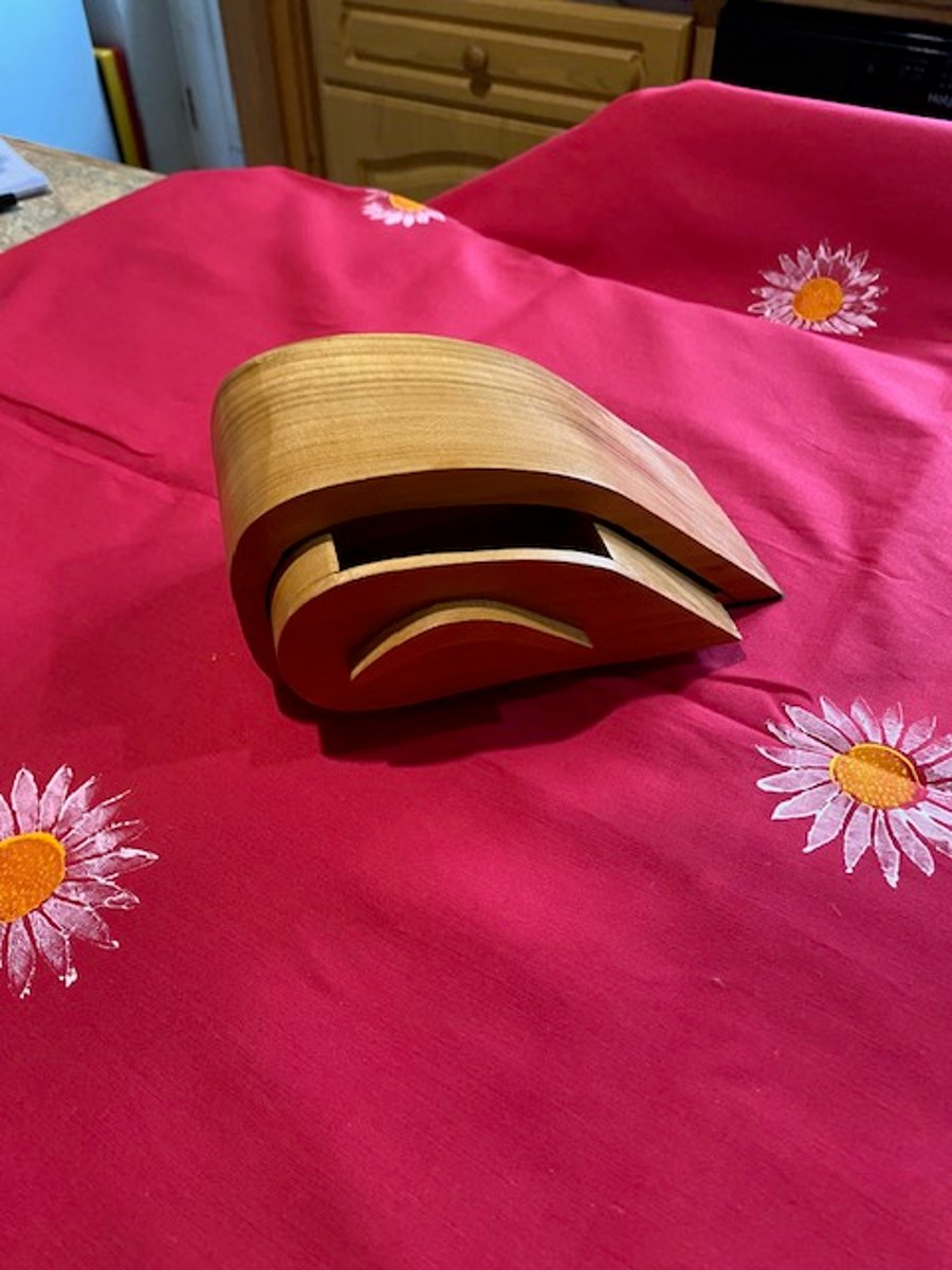 Cherry wood trinket box