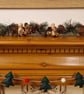 Felt Christmas Tree Garland, Bunting, Christmas Garland, Winter Garland - Image 4