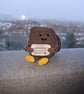 Crochet Coffee Cup Plushie - Cute Amigurumi Gift