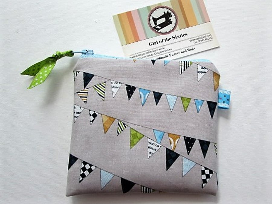 SALE Bunting  Coin Purse