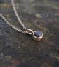 Lapis Lazuli  Silver Necklace - Image 3