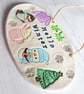 Hello Winter hanging plaque decoration - Image 3