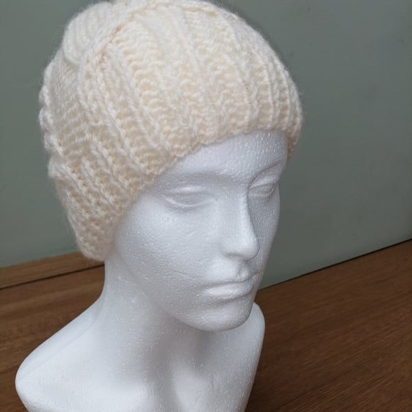 Hand knitted hat