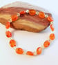 Carnelian Bracelet With Swarovski Crystals - Handmade In Devon - Image 7
