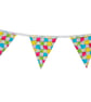 Multicoloured Flag Design Bunting-Bright Coloured, Home Decor Garland, Bedroom