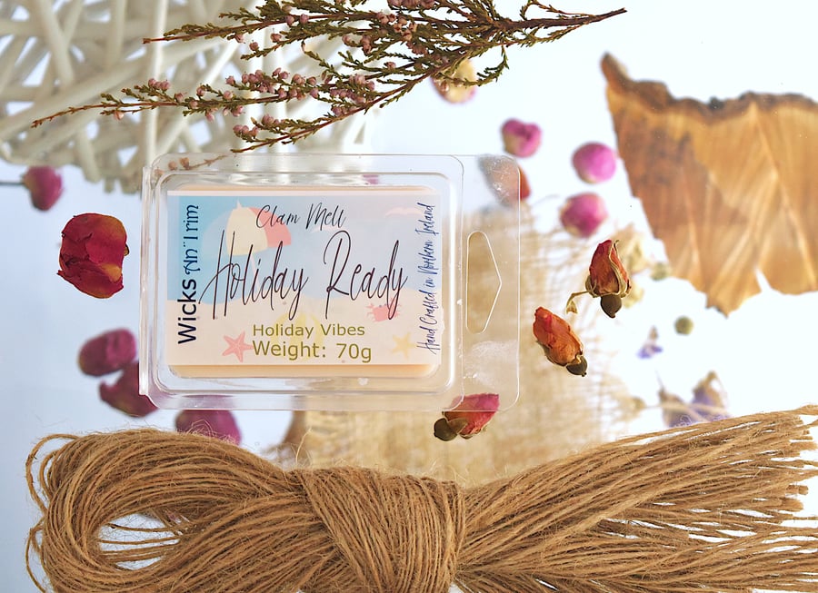  Holiday Ready Hand Crafted Long Lasting Fragrance Clam Melt