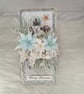 Handmade Christmas Card (42) Polar Bear & Winter Flowers - Image 9