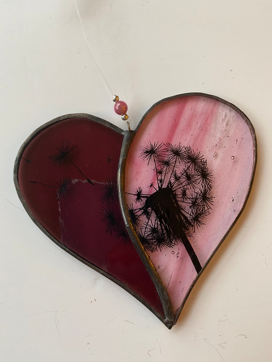 Stained glass heart 